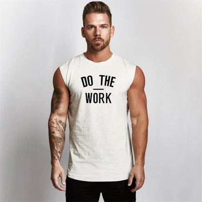 European And American Fitness Style Letter Printing Bodybuilding Muscle Men's Sports Vest