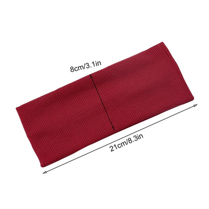 1 Pcs Women Sweatbands Football Yoga Pure Hair Bands Anti-Slip Elastic Rubber Thin Sports Headband Men Hair Accessories Headwrap