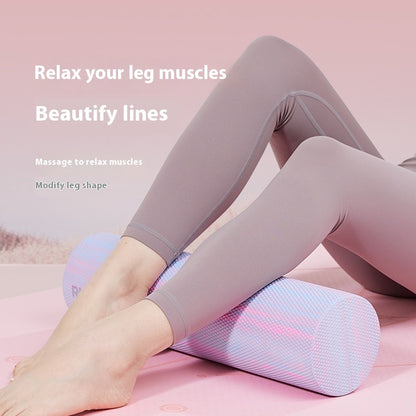Solid Foam Roller Smooth Surface Fitness Equipment