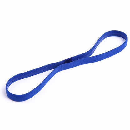 1 Pcs Women Sweatbands Football Yoga Pure Hair Bands Anti-Slip Elastic Rubber Thin Sports Headband Men Hair Accessories Headwrap