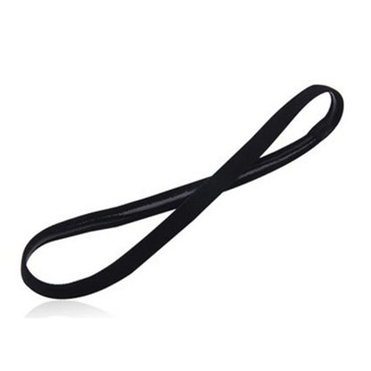 1 Pcs Women Sweatbands Football Yoga Pure Hair Bands Anti-Slip Elastic Rubber Thin Sports Headband Men Hair Accessories Headwrap